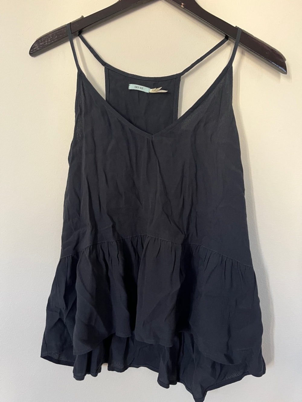 Kimchi Blue Black Tiered Spaghetti Strap Camisole